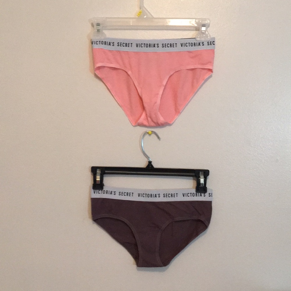 2 Victoria secret hiphugger/hipster; brand new